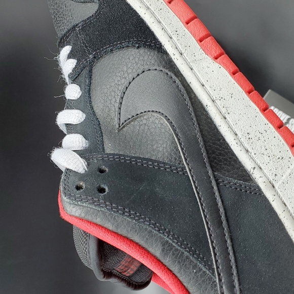 NIKE SB DUNK LOW PRO BLACK CEMENT - Picture 8 of 12